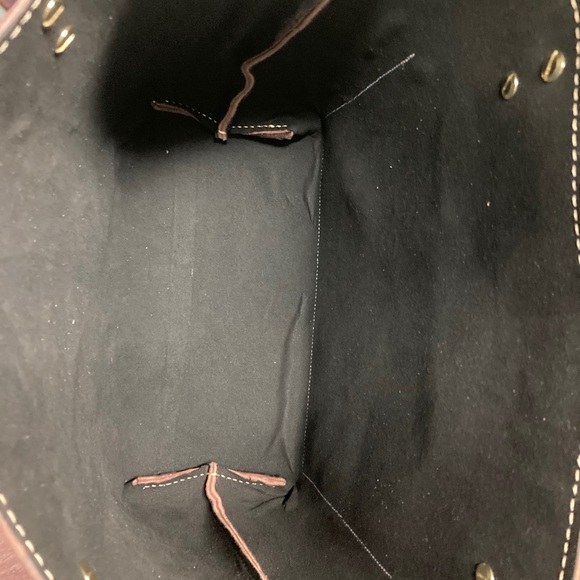 Large leather tote - Picture 5 of 7